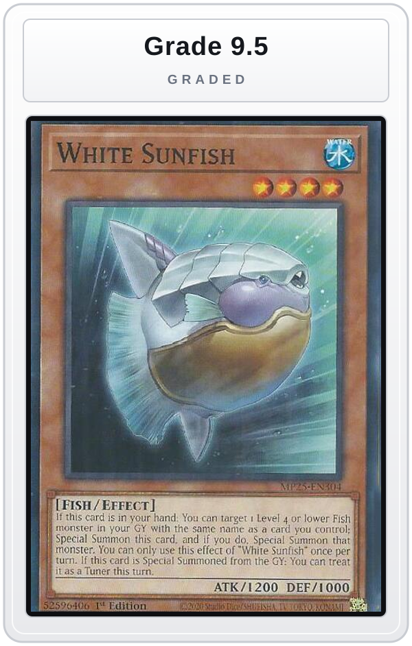 Graded - White Sunfish — Grade 9.5 graded overlay