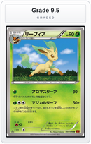 Graded - Leafeon — Grade 9.5 graded overlay
