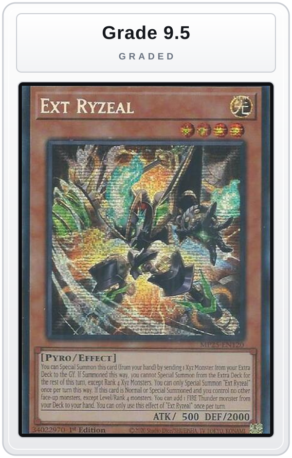 Graded - Ext Ryzeal — Grade 9.5 graded overlay