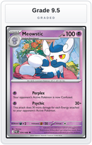 Graded - Meowstic — Grade 9.5 graded overlay