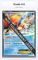 Graded - Keldeo EX - 2015 (Jacob Van Wagner) — Grade 9.5 graded overlay