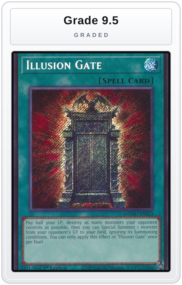 Graded - Illusion Gate — Grade 9.5 graded overlay