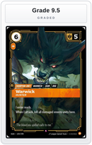 Graded - Warwick, Hunter — Grade 9.5 graded overlay