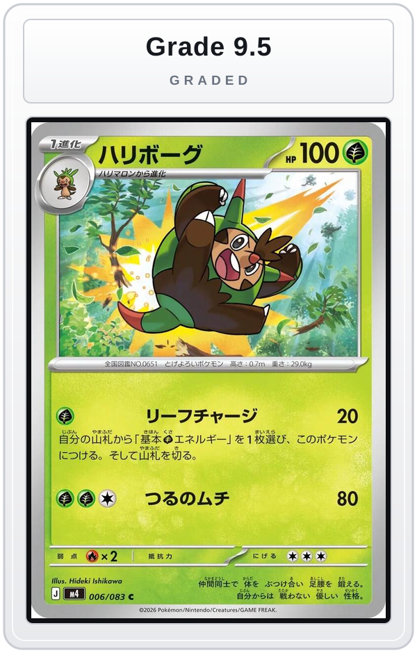 Graded - Quilladin — Grade 9.5 graded overlay