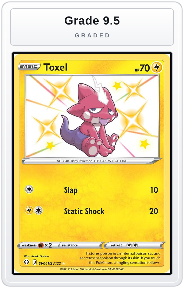 Graded - Toxel — Grade 9.5 graded overlay