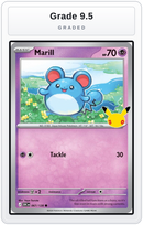 Graded - Marill — Grade 9.5 graded overlay
