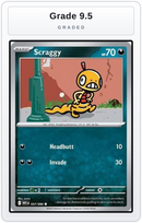 Graded - Scraggy — Grade 9.5 graded overlay