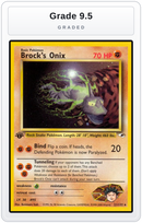 Graded - Brock's Onix (21) — Grade 9.5 graded overlay
