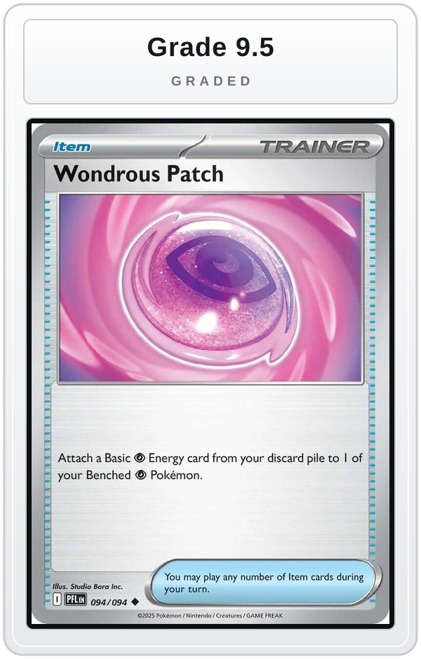 Graded - Wondrous Patch — Grade 9.5 graded overlay