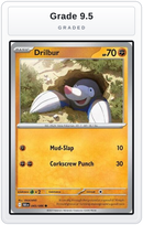 Graded - Drilbur — Grade 9.5 graded overlay