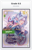 Graded - Aphelios - Exalted (Overnumbered) — Grade 9.5 graded overlay