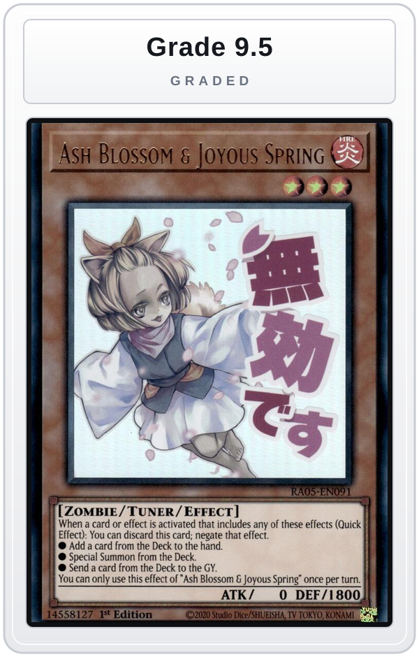 Graded - Ash Blossom & Joyous Spring — Grade 9.5 graded overlay