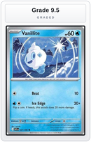 Graded - Vanillite — Grade 9.5 graded overlay
