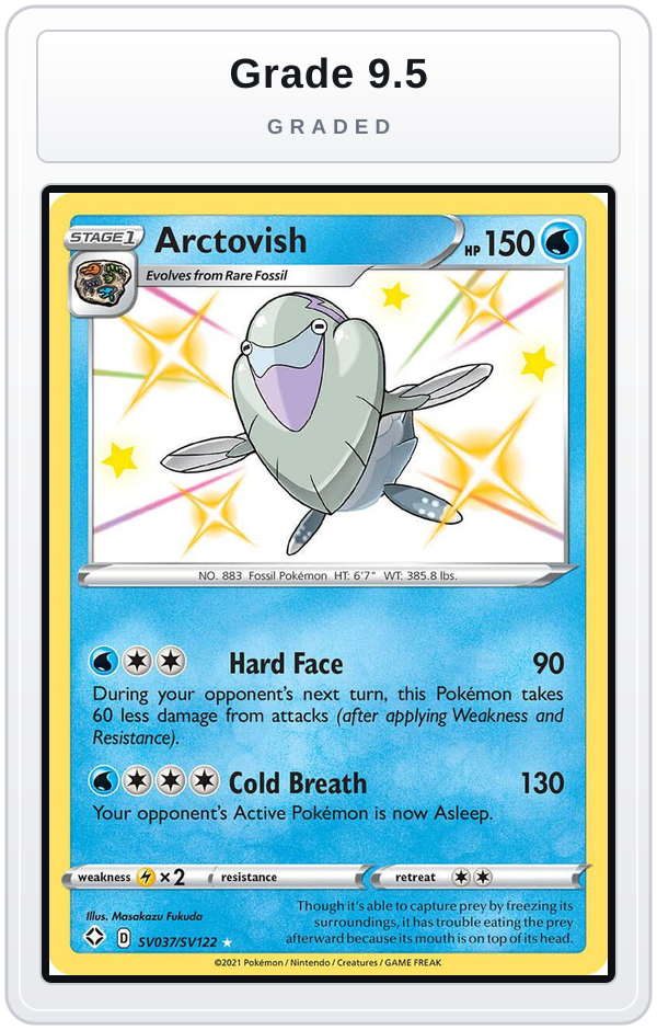 Graded - Arctovish — Grade 9.5 graded overlay