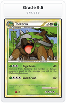 Graded - Torterra — Grade 9.5 graded overlay