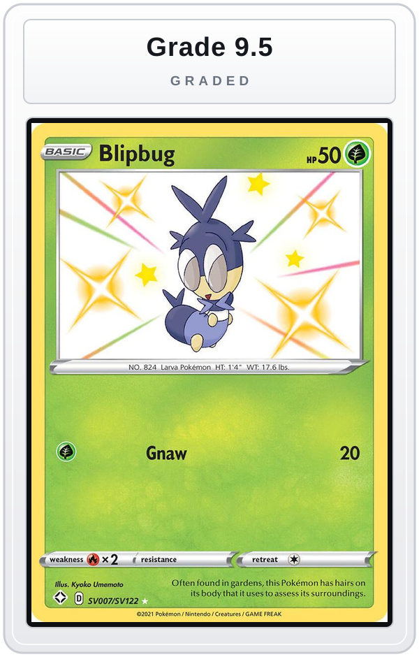 Graded - Blipbug — Grade 9.5 graded overlay