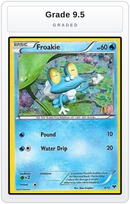 Graded - Froakie - 4/12 — Grade 9.5 graded overlay