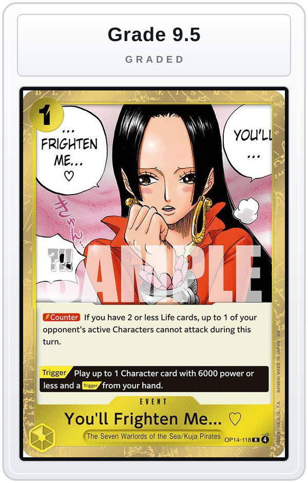 Graded - You'll Frighten Me... — Grade 9.5 graded overlay