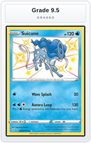 Graded - Suicune — Grade 9.5 graded overlay