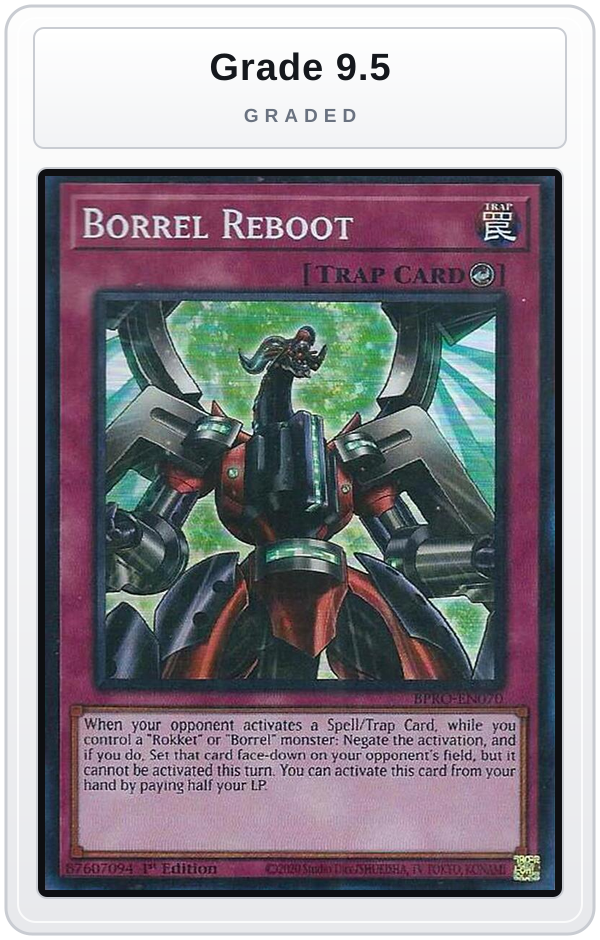 Graded - Borrel Reboot — Grade 9.5 graded overlay