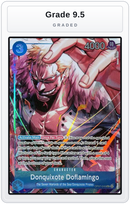 Graded - Donquixote Doflamingo (Seven Warlords of the Sea Binder Set) — Grade 9.5 graded overlay