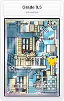 Graded - Meowth - 144/128 — Grade 9.5 graded overlay