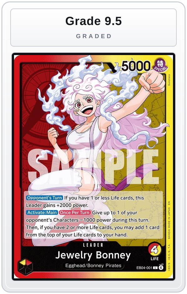 Graded - Jewelry Bonney (EB04-001) — Grade 9.5 graded overlay