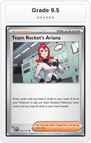 Graded - Team Rocket's Ariana — Grade 9.5 graded overlay