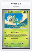 Graded - Celebi — Grade 9.5 graded overlay