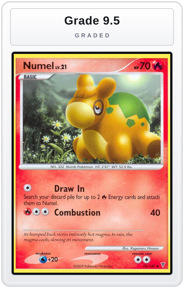 Graded - Numel — Grade 9.5 graded overlay
