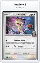 Graded - Team Rocket's Meowth — Grade 9.5 graded overlay