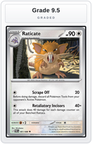Graded - Raticate - 061/088 — Grade 9.5 graded overlay