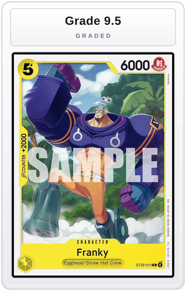 Graded - Franky — Grade 9.5 graded overlay