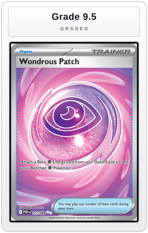 Graded - Wondrous Patch — Grade 9.5 graded overlay