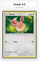 Graded - Eevee - 12/12 — Grade 9.5 graded overlay