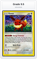 Graded - Eevee - 11/12 — Grade 9.5 graded overlay