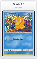 Graded - Psyduck - 2/12 — Grade 9.5 graded overlay
