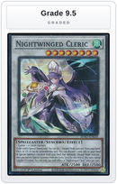 Graded - Nightwinged Cleric — Grade 9.5 graded overlay