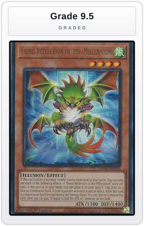 Graded - Fiend Reflection of the Millennium — Grade 9.5 graded overlay