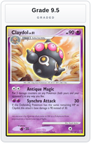 Graded - Claydol — Grade 9.5 graded overlay