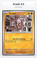 Graded - Tyrogue — Grade 9.5 graded overlay