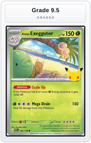 Graded - Alolan Exeggutor - 002/128 — Grade 9.5 graded overlay