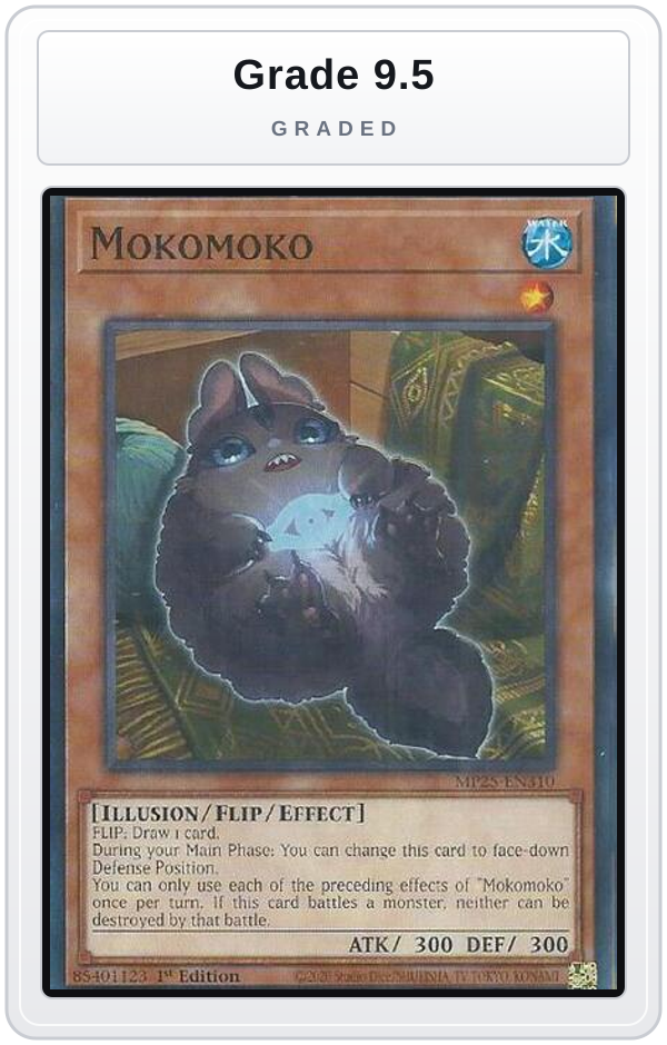 Graded - Mokomoko — Grade 9.5 graded overlay