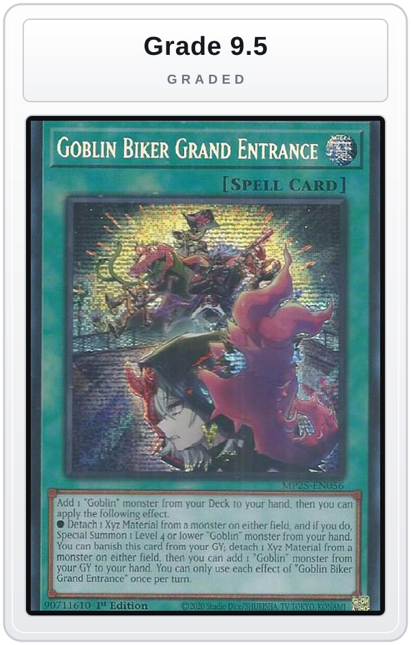 Graded - Goblin Biker Grand Entrance — Grade 9.5 graded overlay