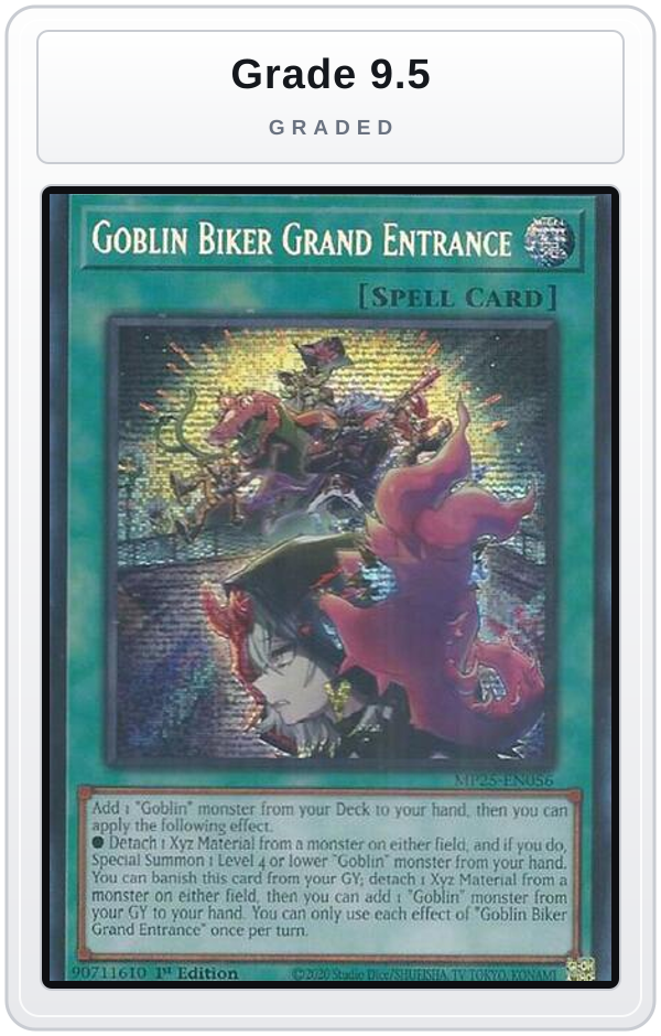 Graded - Goblin Biker Grand Entrance — Grade 9.5 graded overlay