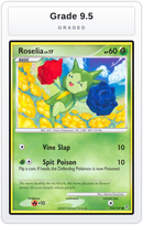 Graded - Roselia — Grade 9.5 graded overlay