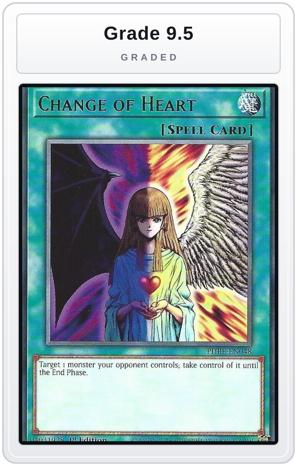 Graded - Change of Heart — Grade 9.5 graded overlay