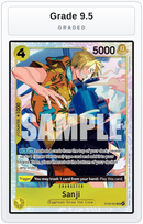 Graded - Sanji — Grade 9.5 graded overlay
