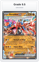 Graded - Koraidon ex — Grade 9.5 graded overlay