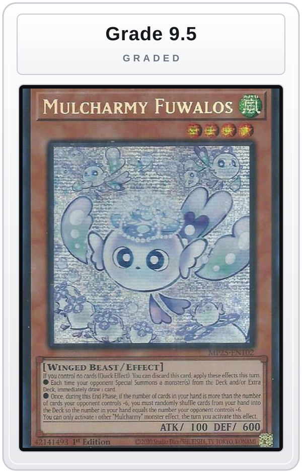 Graded - Mulcharmy Fuwalos — Grade 9.5 graded overlay